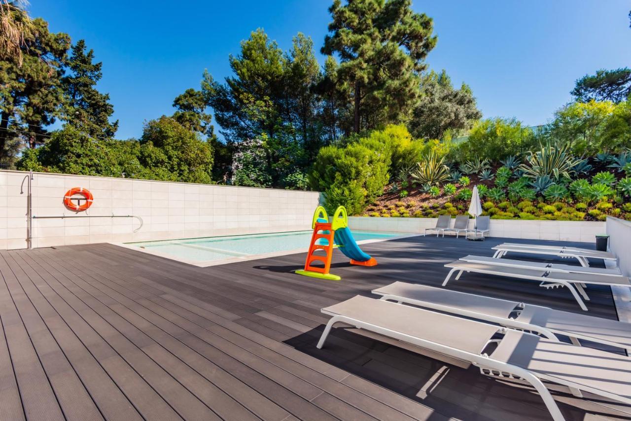 Апартаменты Oeiras Elegant Retreat With Pool Экстерьер фото